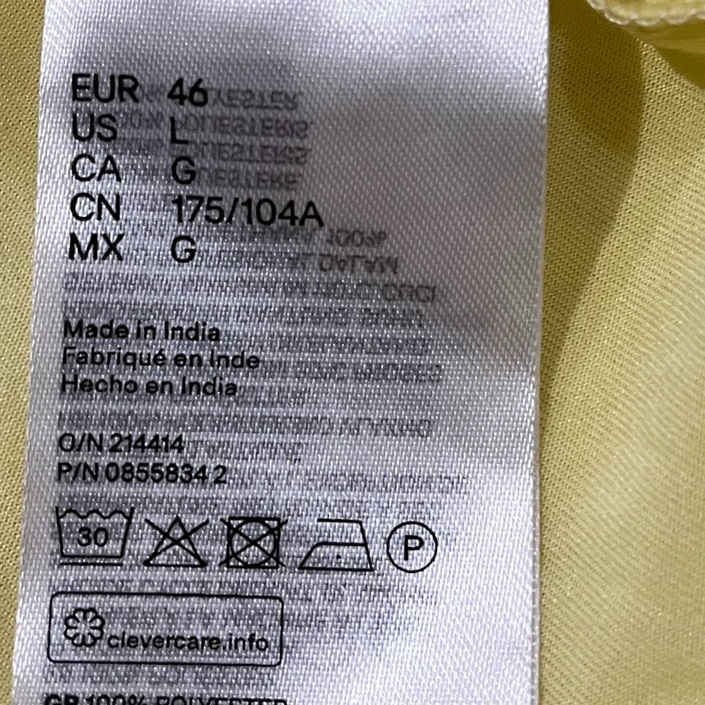 H&M Yellow Ruffle Dress - Picture 6 of 10